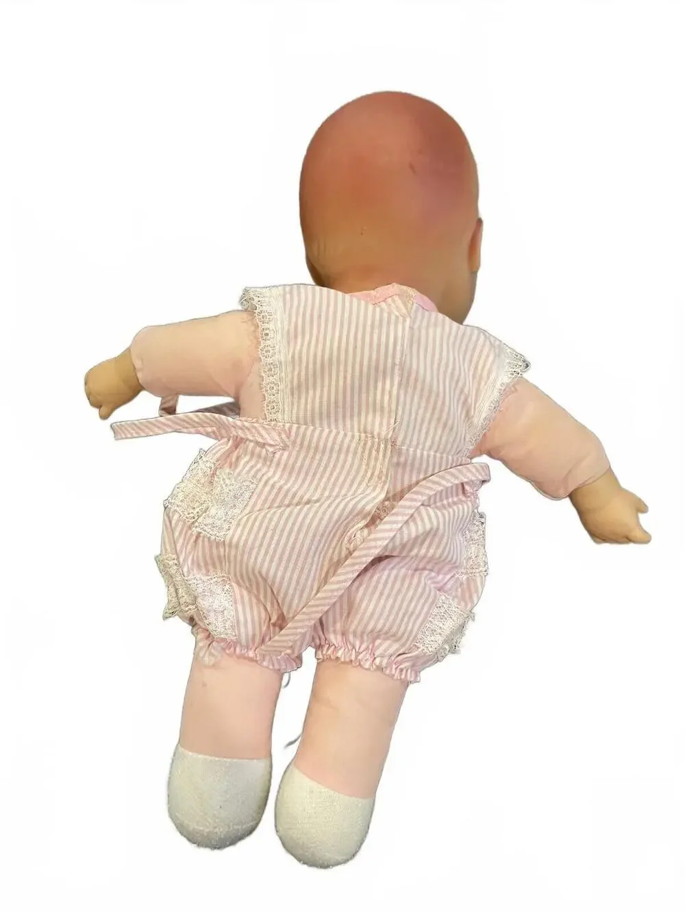Vintage Uneeda Miss Tummy Baby Tummy Talks Doll 14” Pink Sleep Eyes